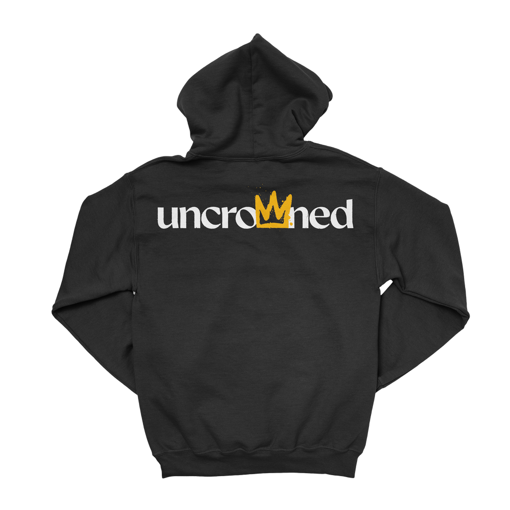 "UNCROWNED" HOODIE (BLACK)