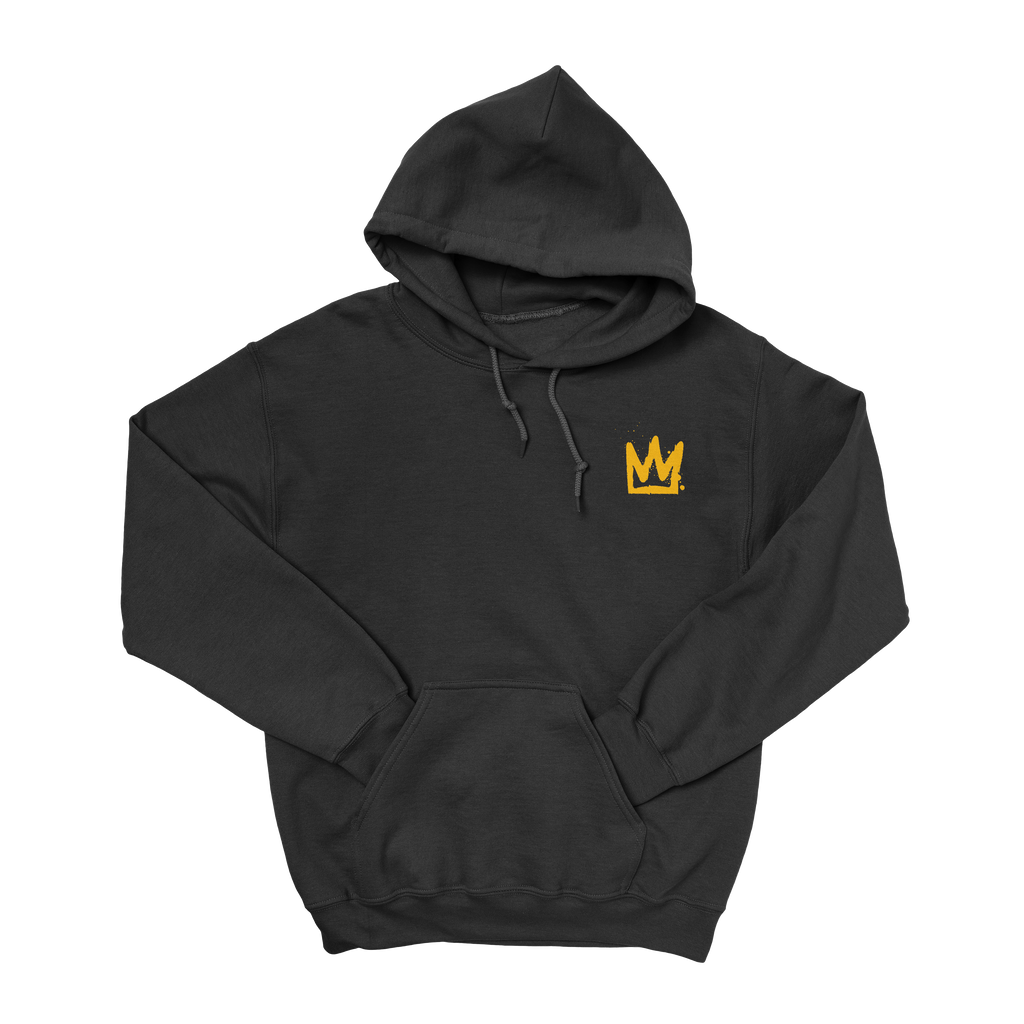 "UNCROWNED" HOODIE (BLACK)