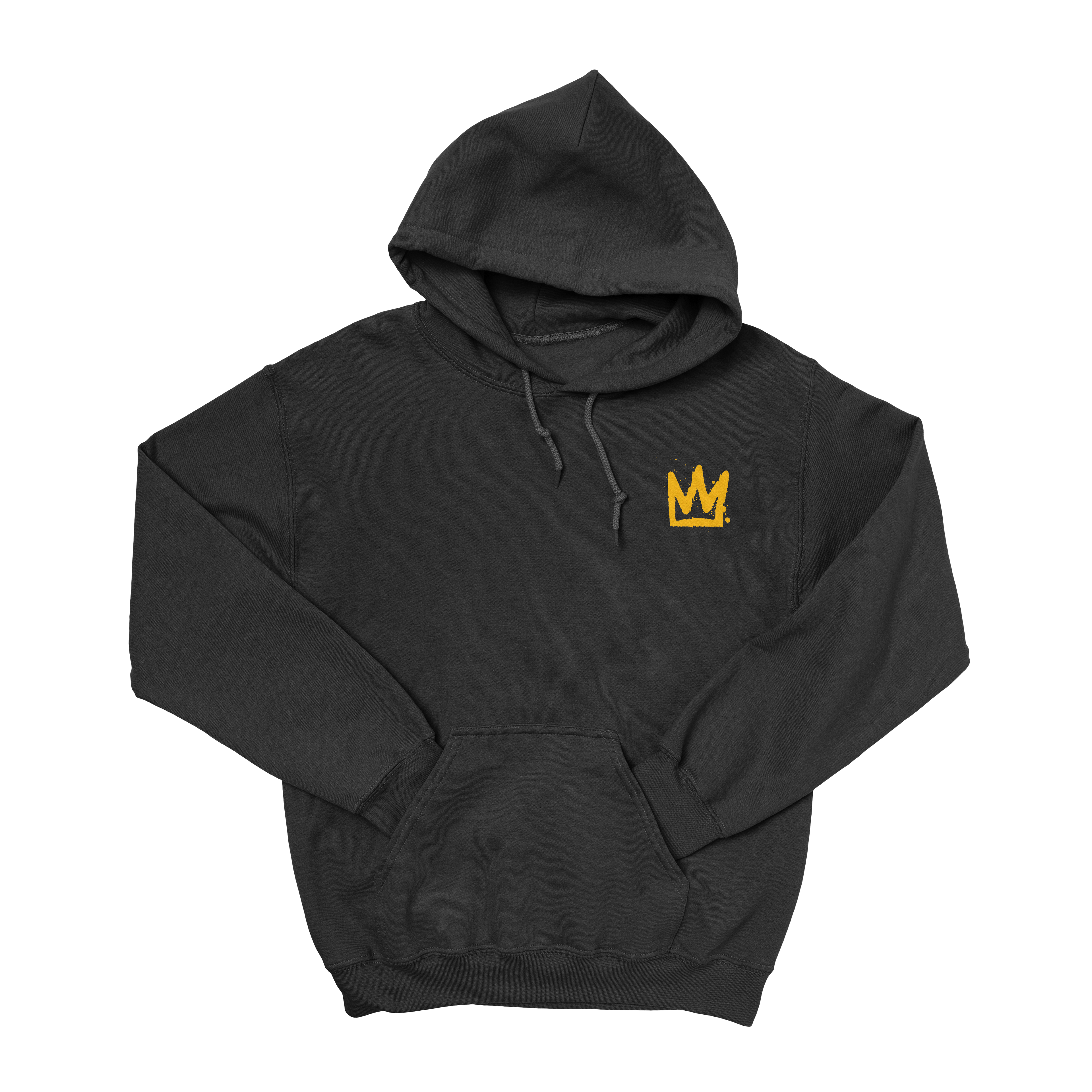 "UNCROWNED" HOODIE (BLACK)