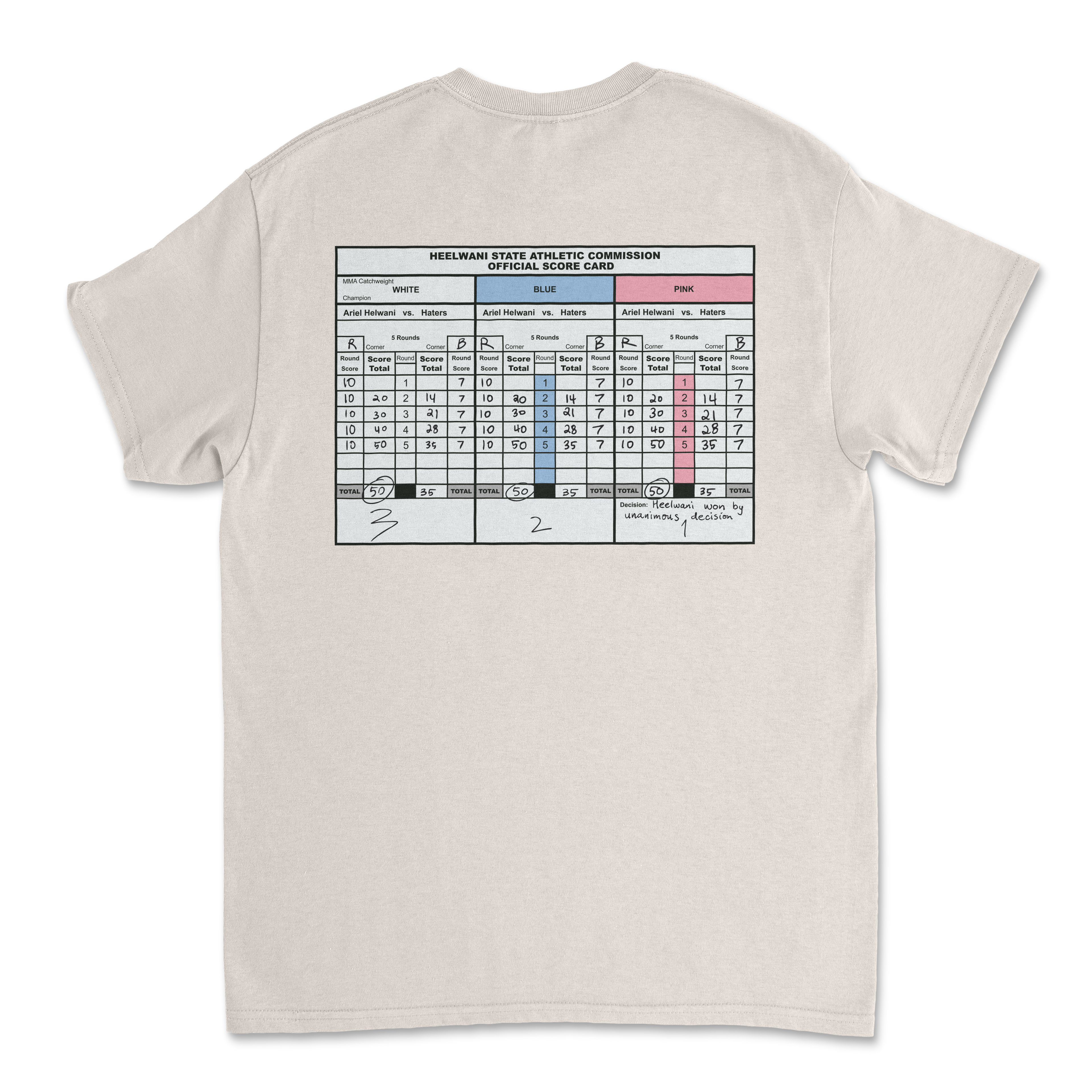 "KEEPING SCORE" TEE